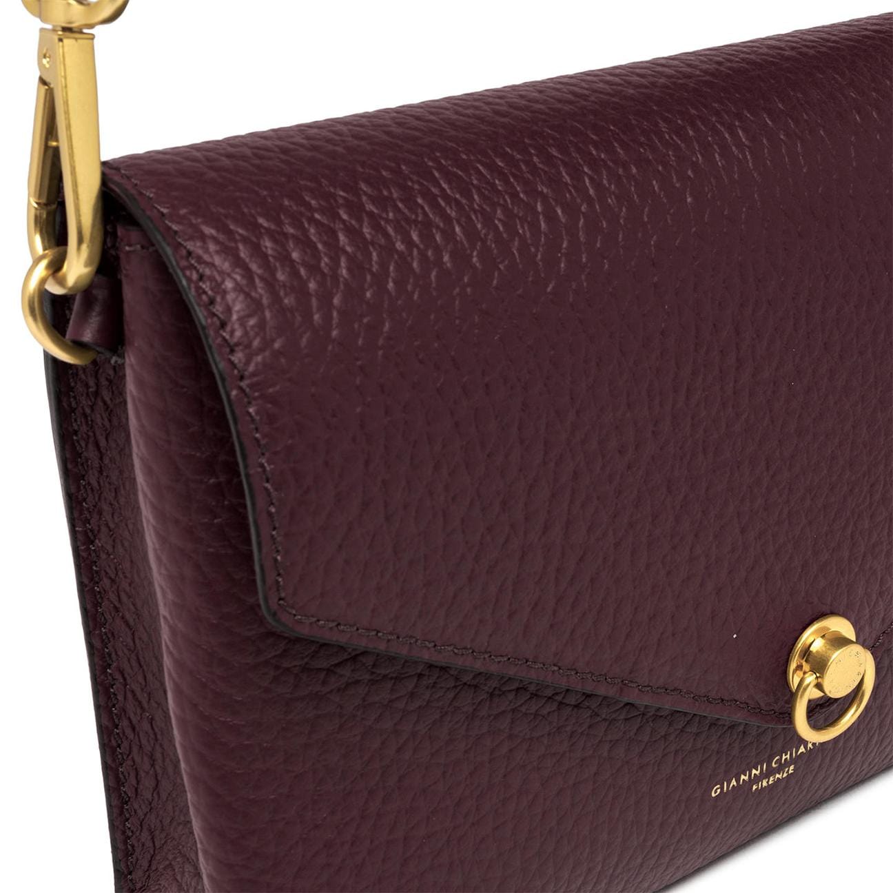 GIANNI CHIARINI Borsa in pelle Corallo Plum