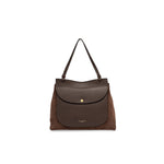 GIANNI CHIARINI Borsa Marlene in camoscio Marrone