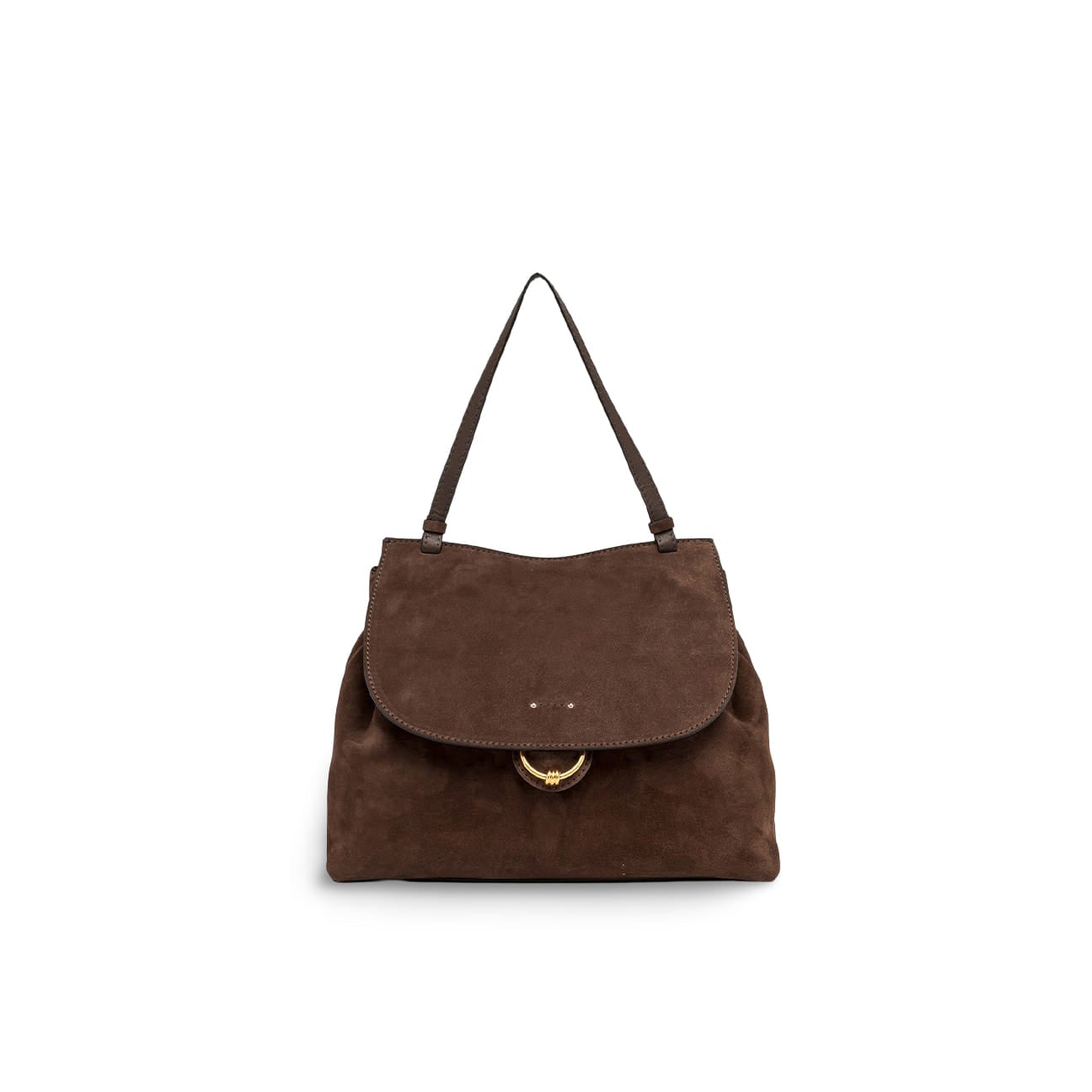 GIANNI CHIARINI Borsa Marlene in camoscio Marrone