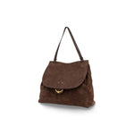 GIANNI CHIARINI Borsa Marlene in camoscio Marrone