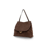 GIANNI CHIARINI Borsa Marlene in camoscio Marrone