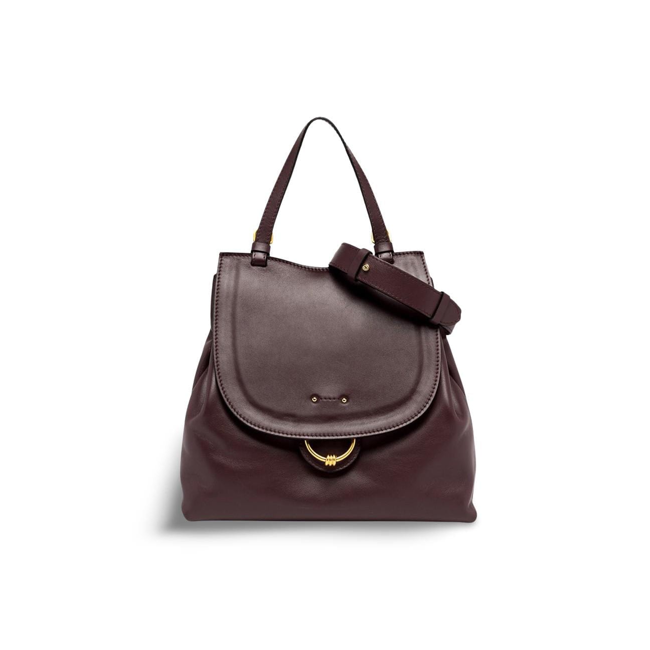 GIANNI CHIARINI Borsa Marlene in pelle Plum