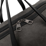 GIANNI CHIARINI Borsa uomo Berlino in canvas e pelle Grigio