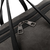 GIANNI CHIARINI Borsa uomo Berlino in canvas e pelle Grigio