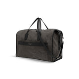 GIANNI CHIARINI Borsa uomo Berlino in canvas e pelle Grigio