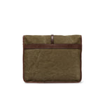 GIANNI CHIARINI Borsa uomo in canvas Verde Militare