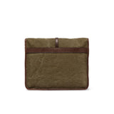 GIANNI CHIARINI Borsa uomo in canvas Verde Militare