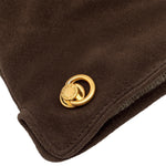 GIANNI CHIARINI Guanti donna in pelle scamosciata Cioccolato