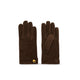 GIANNI CHIARINI Guanti donna in pelle scamosciata Cioccolato