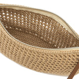 GIANNI CHIARINI Pochette donna in tessuto Beige