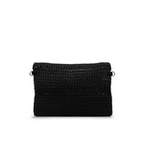 GIANNI CHIARINI Pochette donna in tessuto Nero