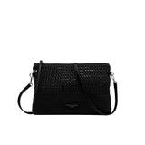 GIANNI CHIARINI Pochette donna in tessuto Nero