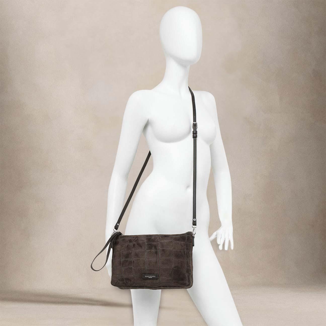 GIANNI CHIARINI Pochette donna Nora Pouch Cocco Beige