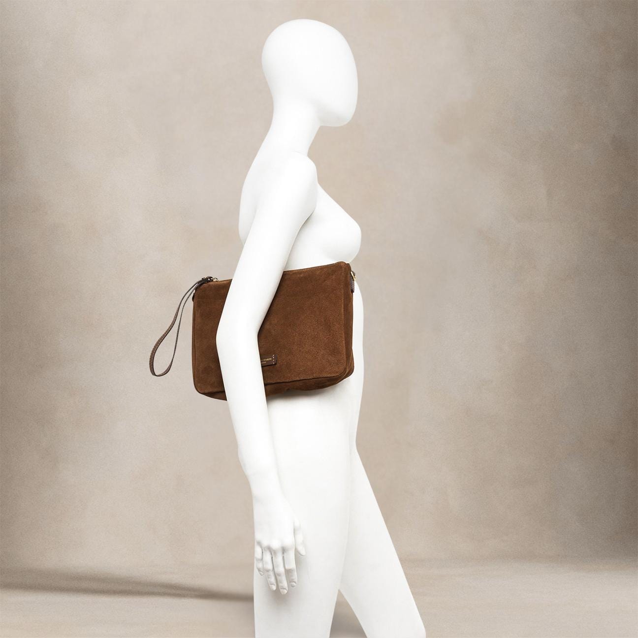 GIANNI CHIARINI Pochette donna Nora Pouch Moka