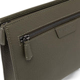 GIANNI CHIARINI Pochette uomo in pelle Oliva