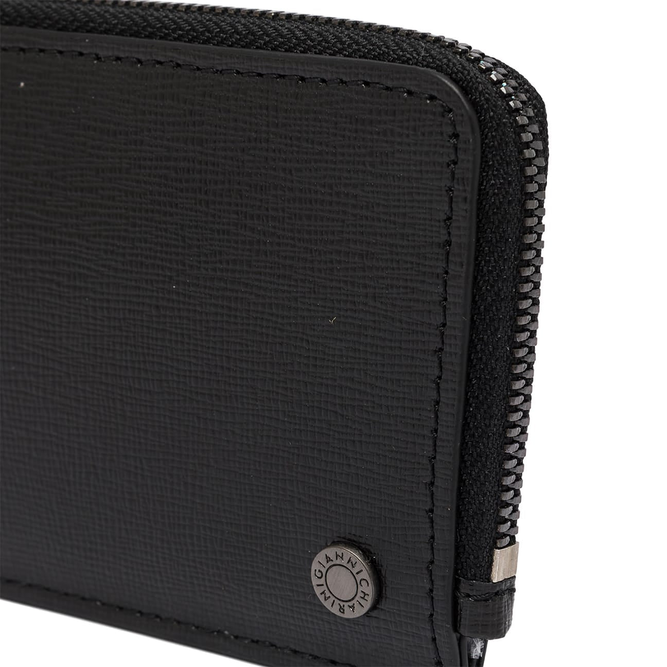 GIANNI CHIARINI Portafoglio uomo in pelle Nero