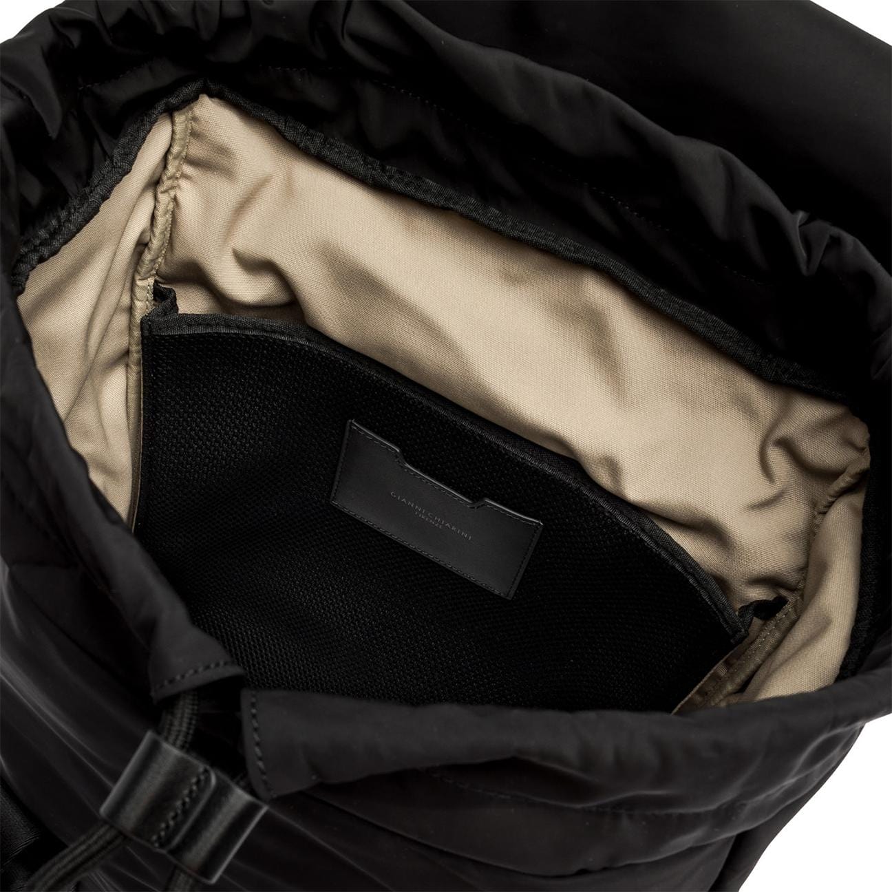 GIANNI CHIARINI Zaino uomo in nylon Nero