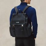 GIANNI CHIARINI Zaino uomo in nylon Nero