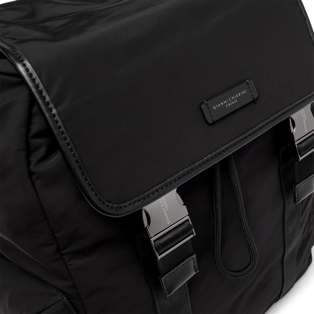GIANNI CHIARINI Zaino uomo in nylon Nero