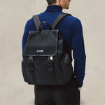 GIANNI CHIARINI Zaino uomo in nylon Nero