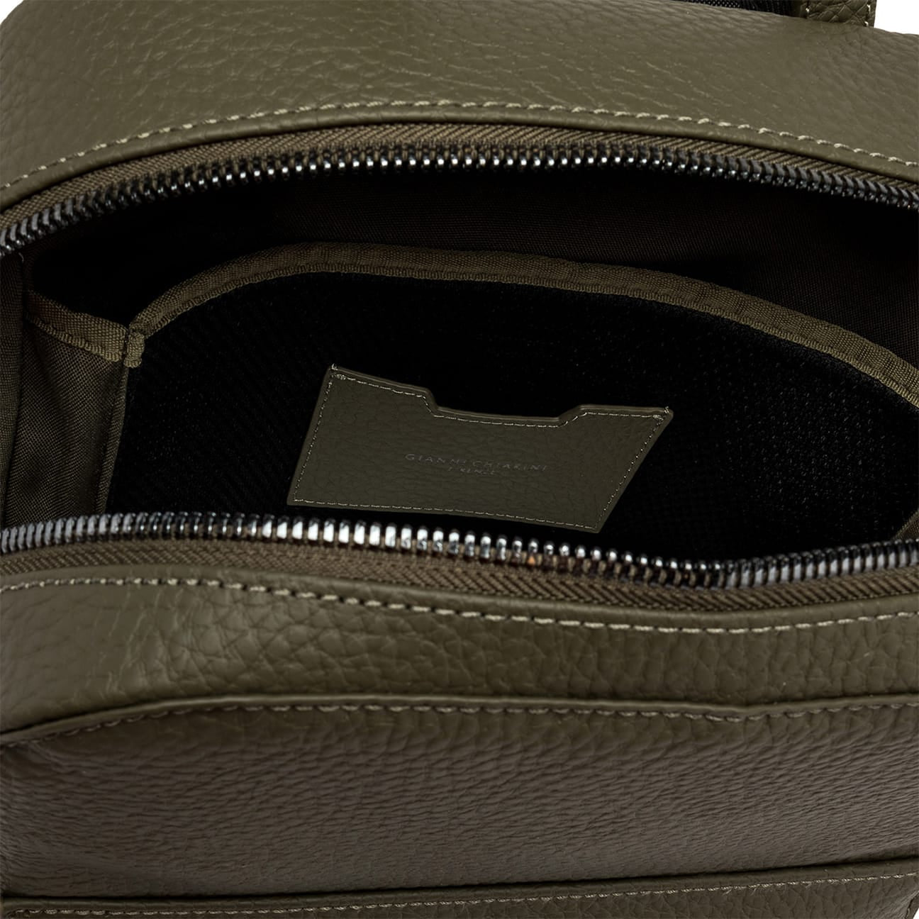 GIANNI CHIARINI Zaino uomo in pelle Oliva