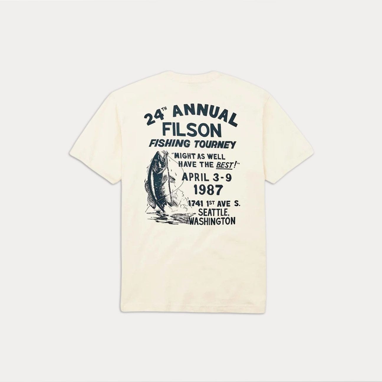 FILSON T-Shirt Pioneer Graphic Cream