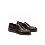 GUGLIEMO ROTTA Mocassini donna in pelle Choco