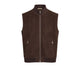 H.C.R. Gilet uomo in suede Marrone