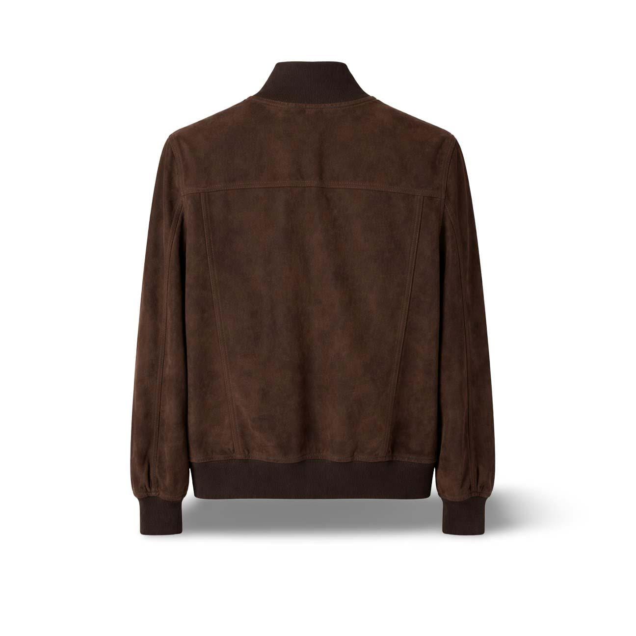 H.C.R. Giubbotto donna in pelle scamosciata Marrone