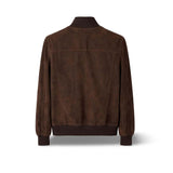 H.C.R. Giubbotto donna in pelle scamosciata Marrone