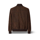 H.C.R. Giubbotto donna in pelle scamosciata Marrone