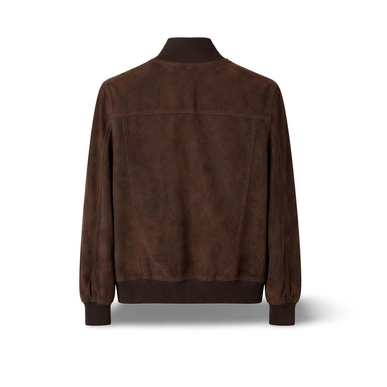 H.C.R. Giubbotto donna in pelle scamosciata Marrone