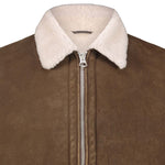 H.C.R. Giubbotto uomo in montone Khaki