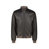 H.C.R. Giubbotto uomo in pelle foderato in panno Marrone