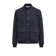 Giubbotto uomo in suede Blue