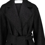HARRIS WHARF LONDON Cappotto donna in lana Grigio Antracite
