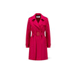 Cappotto midi doppiopetto Fuxia