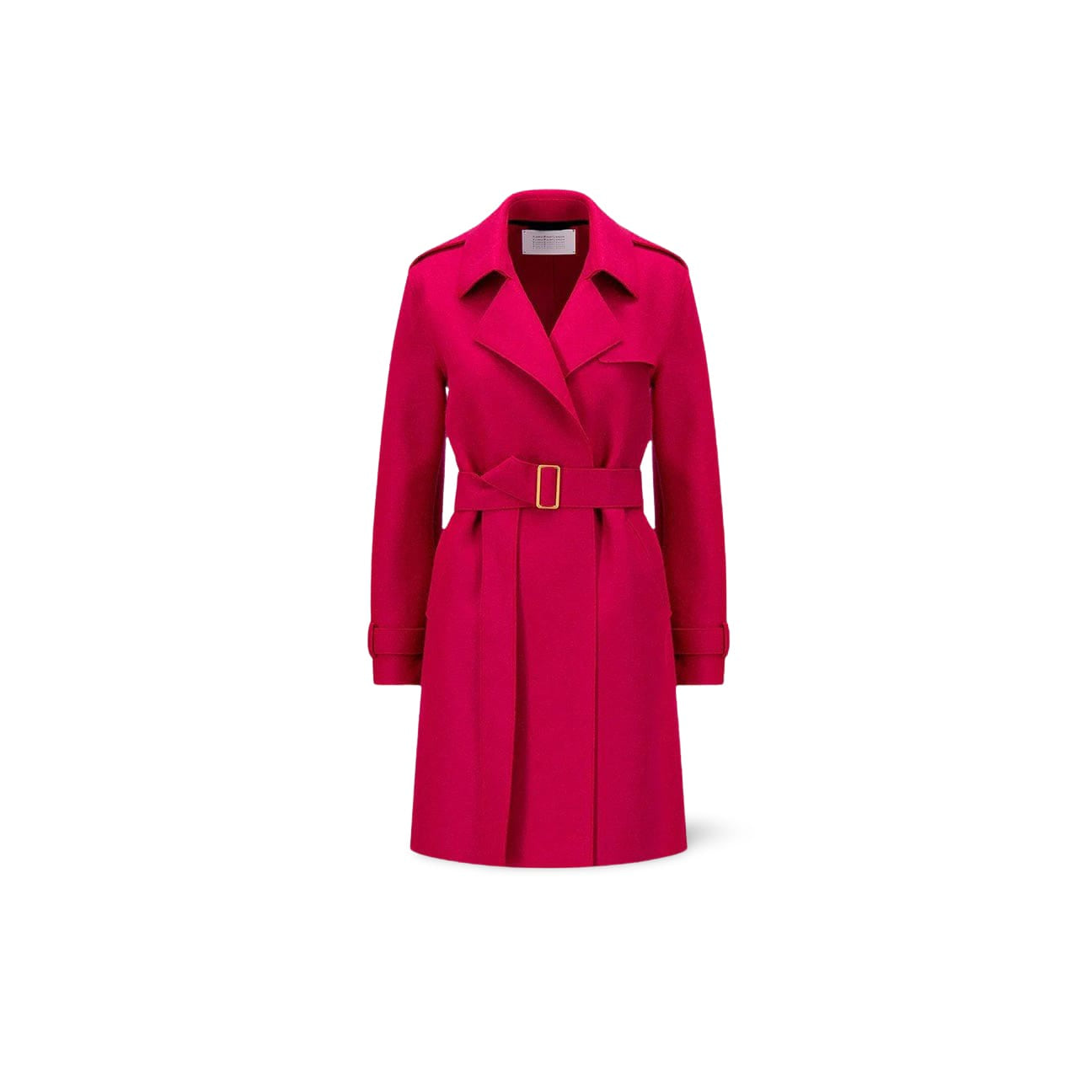 HARRIS WHARF LONDON Cappotto midi doppiopetto Fuxia