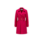 HARRIS WHARF LONDON Cappotto midi doppiopetto Fuxia