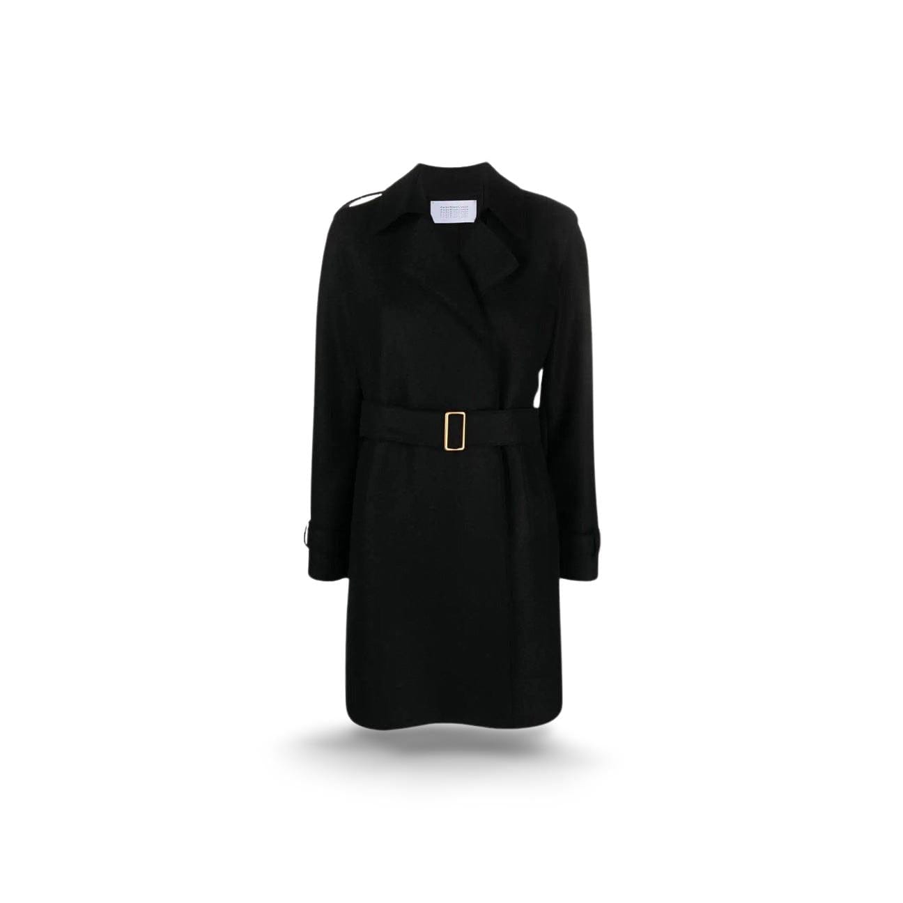 HARRIS WHARF LONDON Cappotto midi doppiopetto Nero