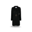 Cappotto midi doppiopetto Nero