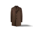 Teddy Brown Single Breasted Coat