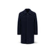HARRIS WHARF LONDON Cappotto uomo in boucle' Blue
