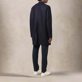 HARRIS WHARF LONDON Cappotto uomo in lana midi Blue