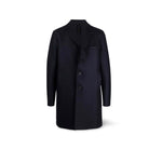HARRIS WHARF LONDON Cappotto uomo in lana midi Blue