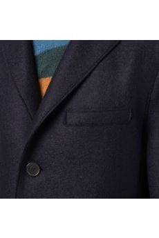 HARRIS WHARF LONDON Cappotto uomo in lana midi Blue