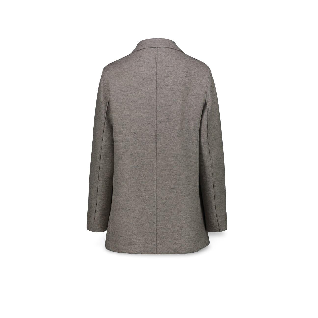 HARRIS WHARF LONDON Peacot donna in lana Grigio