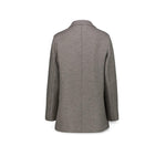 HARRIS WHARF LONDON Peacot donna in lana Grigio