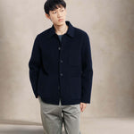 HARTFORD Giacca uomo Jay in lana double Blue