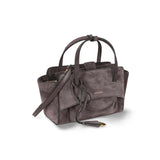 HIDESINS Borsa donna Flap in suede Smoky